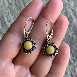 Natural Amber Earrings